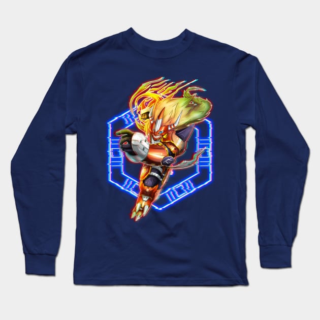 Agnimon fanart Long Sleeve T-Shirt by DigiTeeshrit